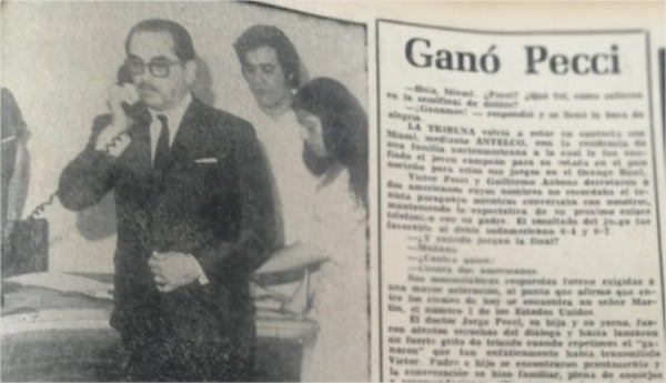 Hace 53 años, Pecci daba en Miami, el primer grito de campeón - La Tribuna