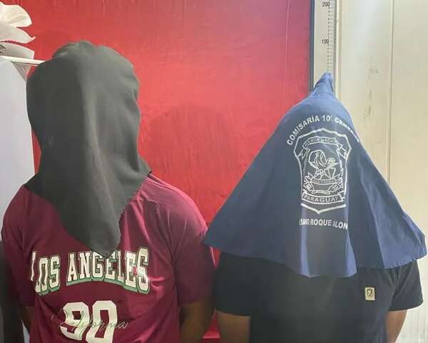 Dos aprehendidos por hurto domiciliario en Mariano Roque Alonso - Policiales - ABC Color