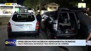 Video: Ofrecieron por Facebook herramientas robadas  - ABC Noticias - ABC Color