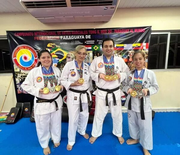 Paraguay obtuvo medallas de oro y plata en mundial de artes marciales Tong Il Mo Doo