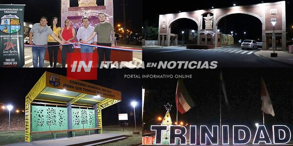 INAUGURARON PRIMERAS OBRAS DEL CIRCUITO TURÍSTICO DE TRINIDAD - Itapúa Noticias