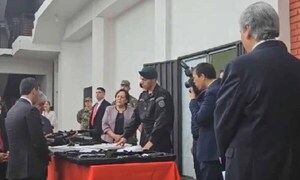 Policía recibe 2.000 armas incautadas en operativo Dakovo para “fortalecer la seguridad” – Prensa 5