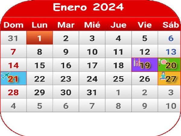 El 2024 será el año de los feriados entre semana - La Tribuna