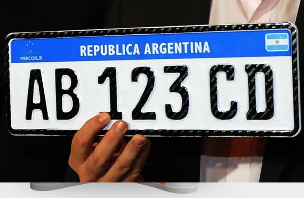 Chapas provisorias argentinas no podrán circular en Paraguay - La Tribuna