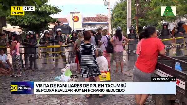 Video: Reanudan visitas de familiares en Tacumbú - ABC Noticias - ABC Color