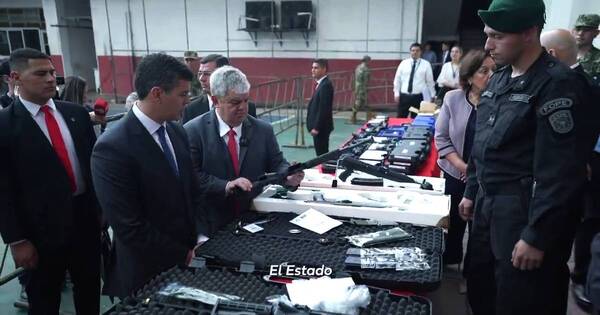 La Nación / Gobierno destinó 2.000 armas incautadas para fortalecer a efectivos policiales