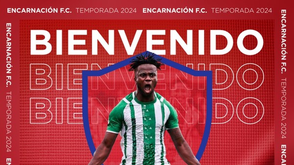 Encarnación FC sorprende con el fichaje de un delantero africano