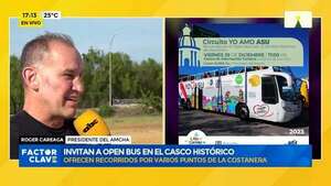 Video: invitan a Open Bus en el casco histórico  - Factor Clave - ABC Color