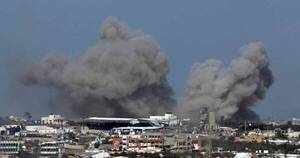 La Nación / Israel bombardea sur de Gaza y la ONU reclama que entre más ayuda