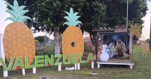 La Nación / Valenzuela luce colorida por las fiestas