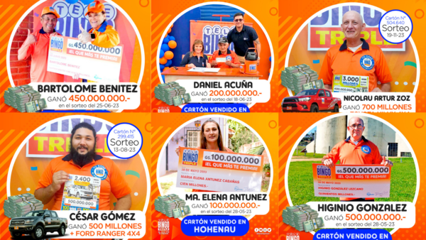 TELEBINGO TRIPLE ENTREGA 8 GRANDES PREMIOS EN ITAPÚA - Itapúa Noticias