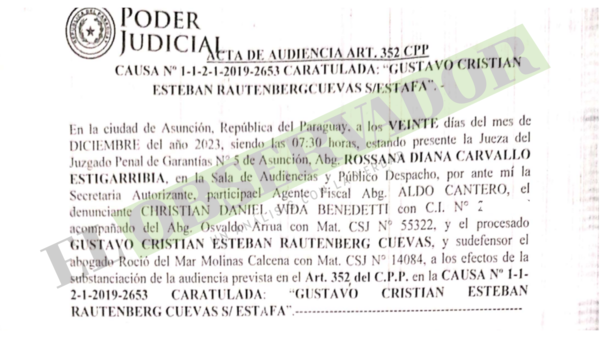 Fiscal primero ratifica acusación y luego se allana a pedido de sobreseimiento definitivo