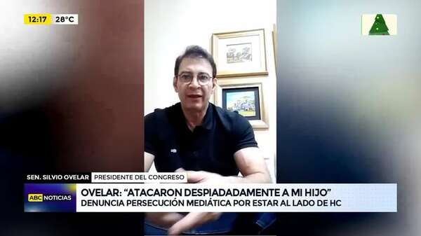 Ovelar: “Atacaron despiadadamente a mi hijo” - ABC Noticias - ABC Color
