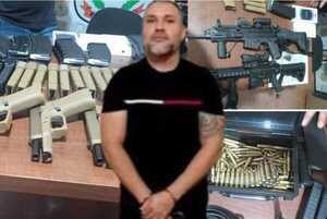 Decretan prisión de brasileño que cayó con arsenal en Pedro Juan - Oasis FM 94.3