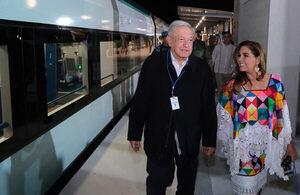 López Obrador inaugura el segundo tramo del Tren Maya en el sureste mexicano - MarketData