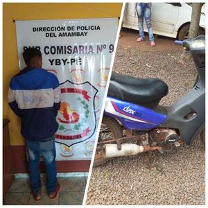 PJC: Policía detiene a un menor de 17 años con motocicleta hurtada