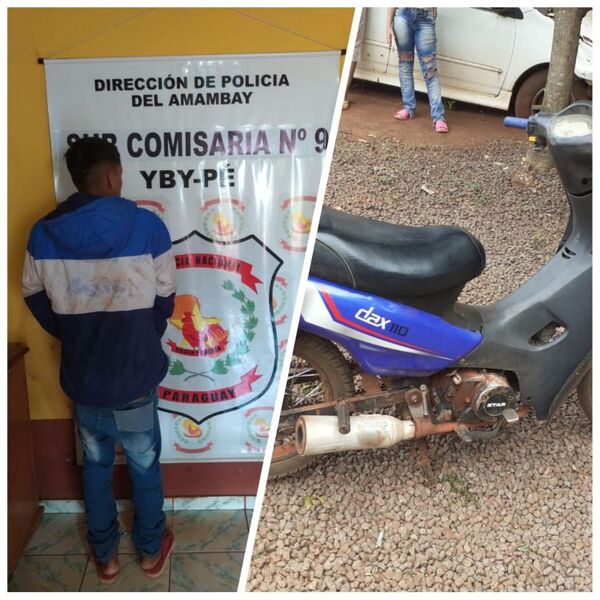 PJC: Policía detiene a un menor de 17 años con motocicleta hurtada