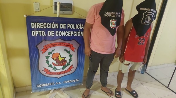 Dos aprehendidos por manipular tragamonedas, ocurrió en una bodega