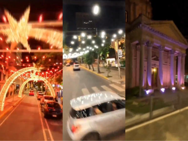 (VIDEO). Hermoso recorrido que hicieron por el Centro de Asunción