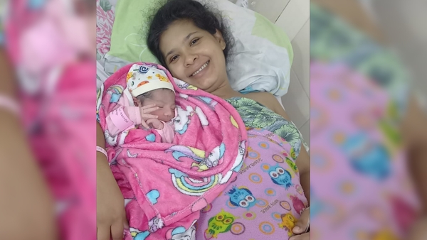 Rosaura Ayelén, la primera bebé del 2024 nació a las 00:00 en Capiatá
