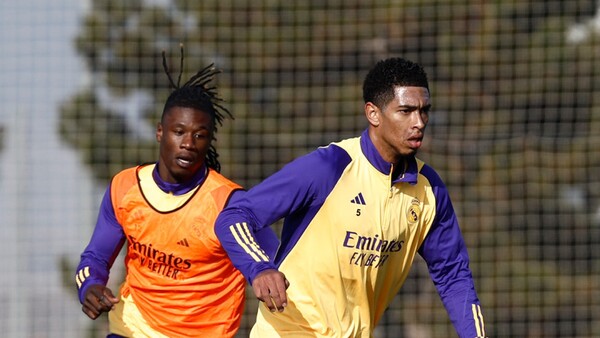 El Real Madrid arranca 2024 con un entrenamiento matinal