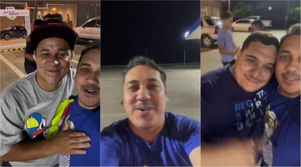 [VIDEO] Cumbieros recibieron el 2024 en plena ruta: "Un año más pasando por la calle"