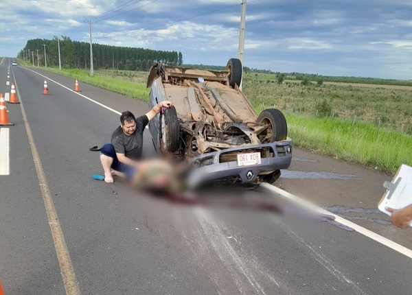Trágico percance en tramo San José Ñu - Noticiero Paraguay