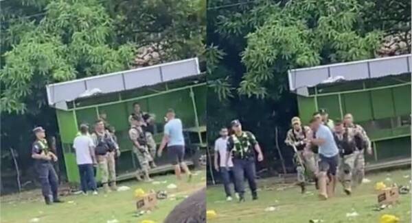 [VIDEO] ¡Ndetavyonde! Ka'ure desafió a la policía y terminó garroteado