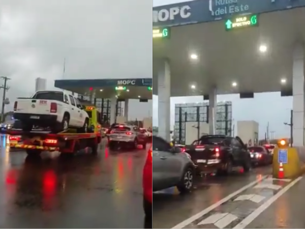 (VIDEO). ¡Cháke se está descontrolando!: Conductores protestan a bocinazos en el peaje de Ypacarai