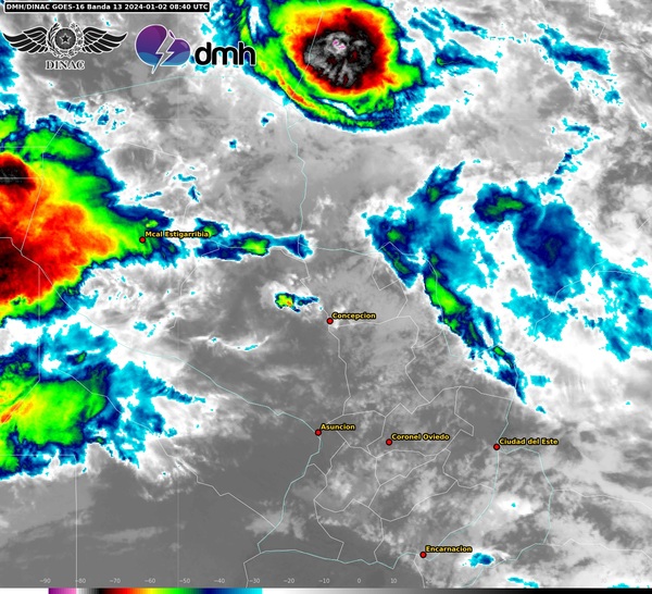 Meteorología anuncia un martes caluroso con ingreso de tormentas al país - ADN Digital