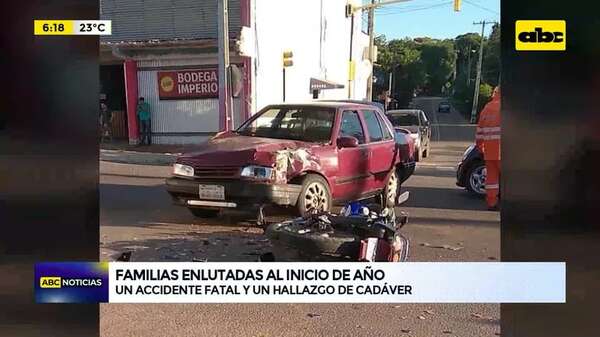 Video: Familias enlutadas al inicio del año - ABC Noticias - ABC Color