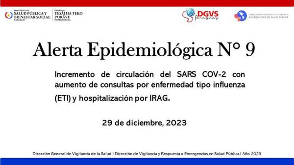 Emiten alerta epidemiológica tras aumento de COVID y enfermedad tipo influenza