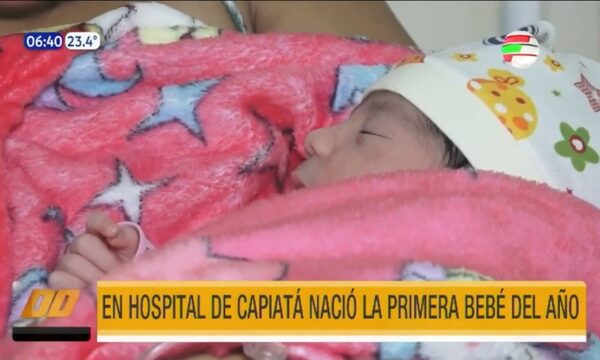 En hospital de Capiatá se registró el primer nacimiento del año | Telefuturo