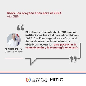 Mitic seguirá con rol articulador entre instituciones para potenciar la comunicación y tecnología en el país