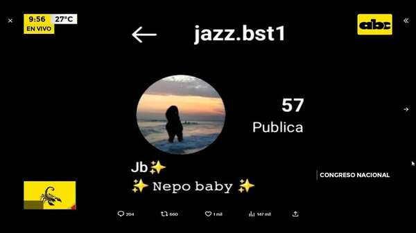 Video: Hija de “Mino” Adorno se jacta de ser “nepobaby” - ABC Noticias - ABC Color