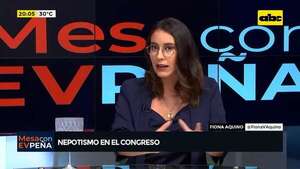 Video: nepotismo en el Congreso  - Mesa de Periodistas - ABC Color