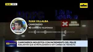 Video: camioneros molestos con incremento del peaje - ABC Noticias - ABC Color