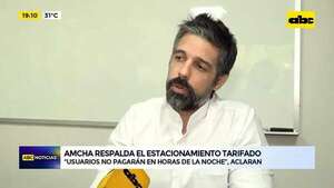 Video: Amcha respalda el estacionamiento tarifado  - ABC Noticias - ABC Color