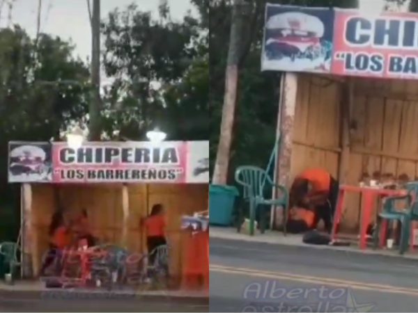 (VIDEO). Chiperas se trompearon en su puesto laboral