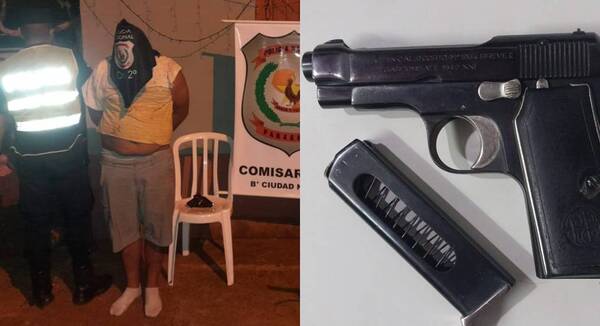 Pistolero borracho fue detenido en Ciudad del Este - Noticiero Paraguay