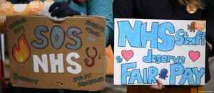 Médicos inician en Inglaterra huelga histórica