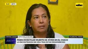 Video: Piden investigar muerte de joven en el Chaco - ABC Noticias - ABC Color