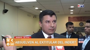 Tribunal absuelve a extitular del Indert - Noticias Paraguay