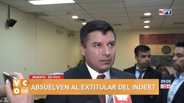 Tribunal absuelve a extitular del Indert - Noticias Paraguay
