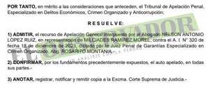 A Ultranza Py: Rechazan revocatoria de prisión preventiva ante ausencia de nuevos elementos