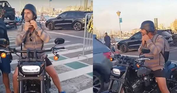 La Nación / ¡Sin miedo! Presidente de Uruguay recorre en moto Punta del Este