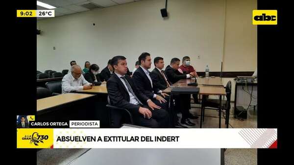 Video: Absuelven a extitular de Indert - ABC Noticias - ABC Color