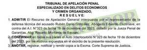 Cámara mantiene prisión preventiva para cómplice de Miguel Servín