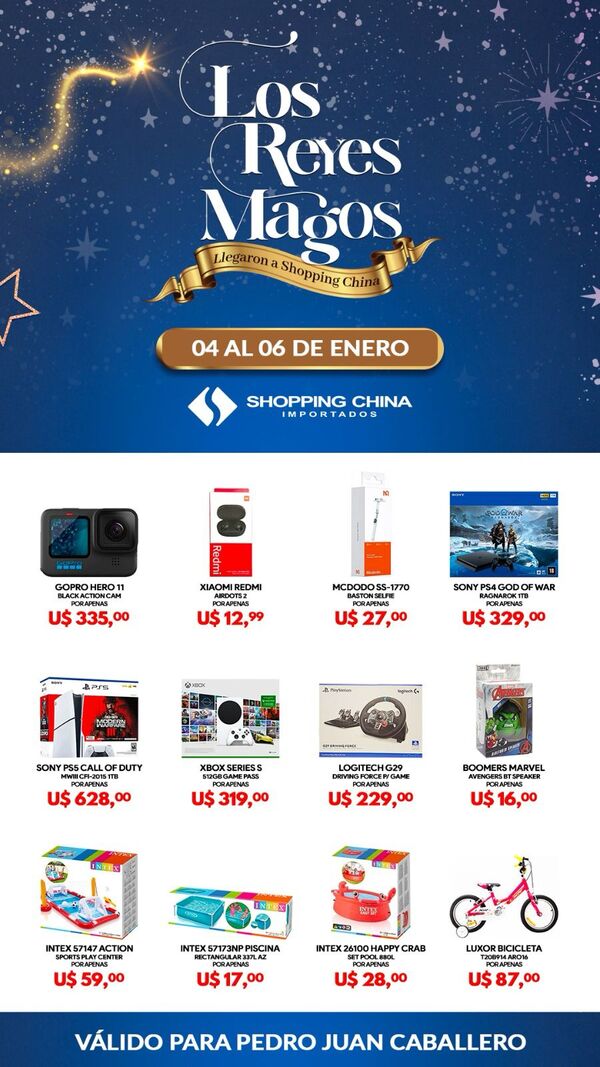 "¡Celebra la magia de Reyes Magos con nosotros en Shopping China Importados!