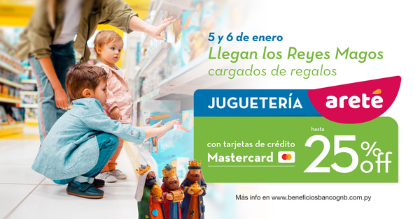 Banco GNB y Supermercados Aret茅 celebran la magia de los Reyes Magos - Revista PLUS